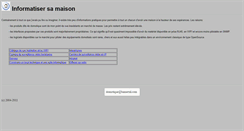 Desktop Screenshot of domotique.bamertal.com